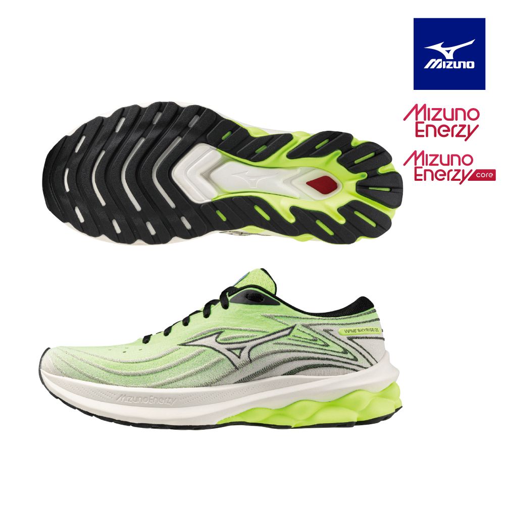 MIZUNO 美津濃 WAVE SKYRISE 5 一般型男款慢跑鞋 J1GC240952