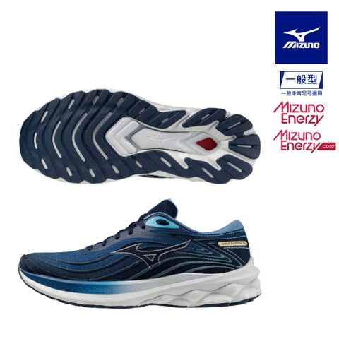 MIZUNO 美津濃 WAVE SKYRISE 5 一般型男款慢跑鞋 J1GC240951