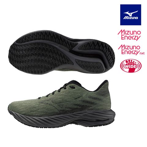 MIZUNO 美津濃 WAVE RIDER 28 一般型男款慢跑鞋 J1GC240459