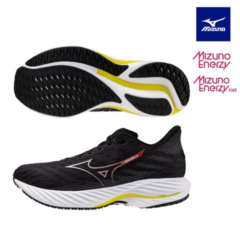 【MIZUNO 美津濃】WAVE RIDER 28 男款慢跑鞋 J1GC240458