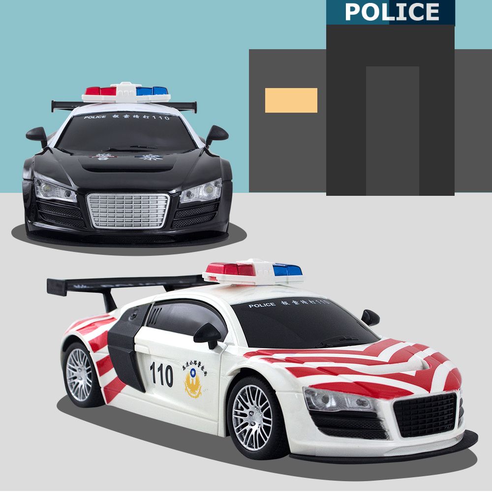 瑪琍歐玩具 四通遙控警車/M9070