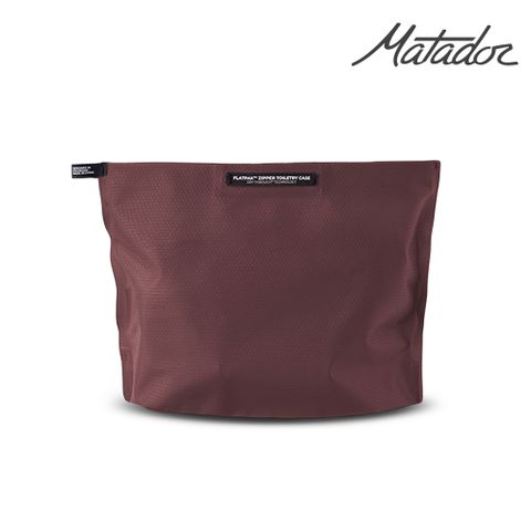 Matador 鬥牛士 FlatPak Zipper Toiletry Case 便攜防水拉鍊旅行收納袋 - 酒紅色