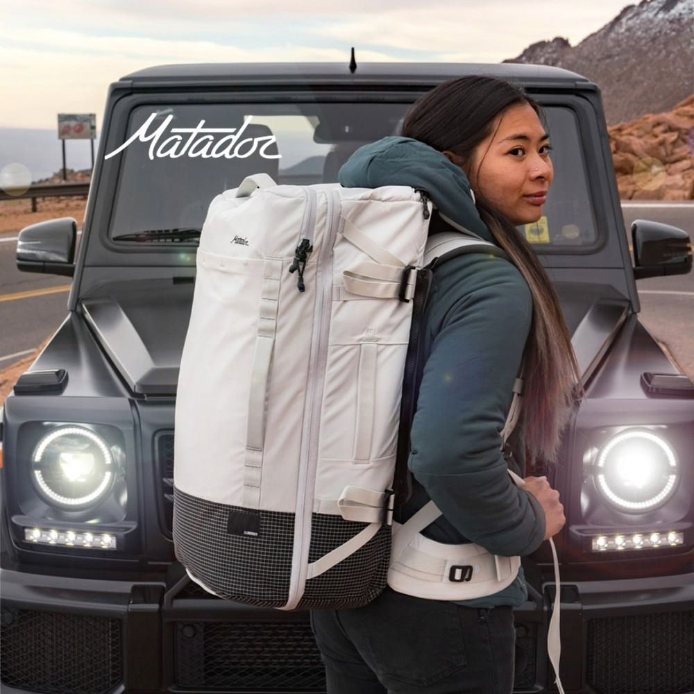 Matador 鬥牛士 GlobeRider45 Travel Backpack 環球探索壯遊背包45L - 灰白色 /旅行袋/登機包/防潑水/outdoor/朝聖/登山/出國/行李袋/運動袋/耐磨