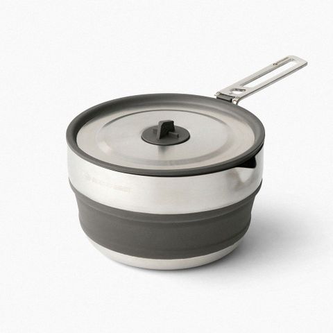 【Sea to Summit】Detour 不鏽鋼折疊煮鍋 1.8L 碳黑