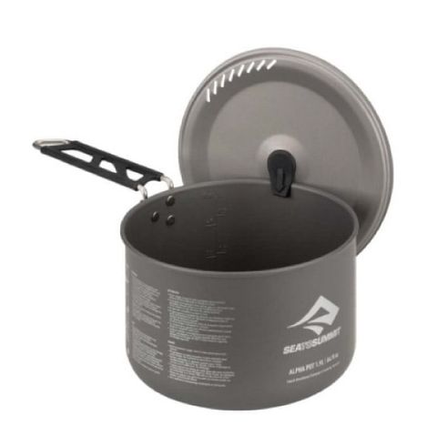 【Sea To Summit】Alpha 折疊鍋具(1.9L).把手可旋轉.附刻度標示.鍋蓋有濾網孔/STSAKI3004 -1.9