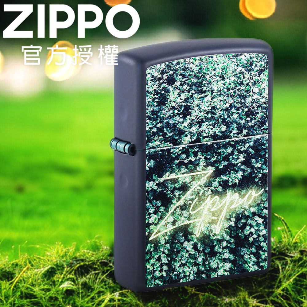 Zippo 【官方旗艦店】  Design 植物與霓虹燈防風打火機