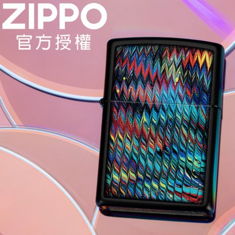 Zippo 【官方旗艦店】Paint Pour Design 彩繪傾倒設計防風打火機