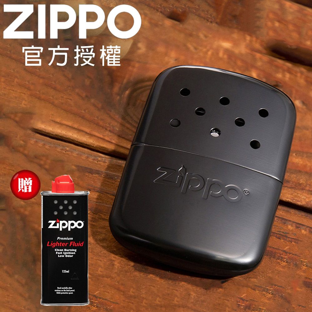 Zippo 【官方授權店】Hand Warmer 暖手爐(大型黑色-12小時) 『贈125ml專用油*1』