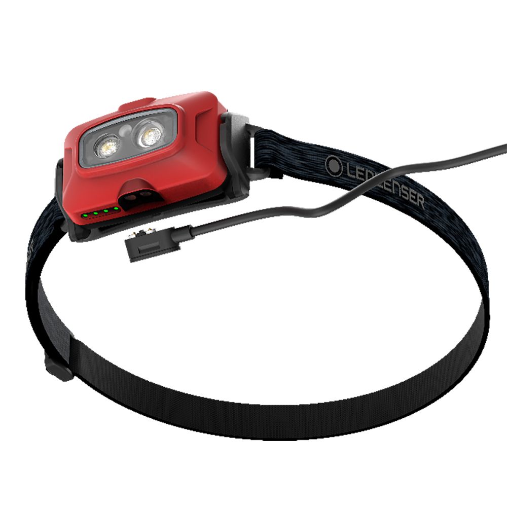 LED LENSER 萊德雷神  HF4R Core 500流明充電式頭燈 含小紅燈