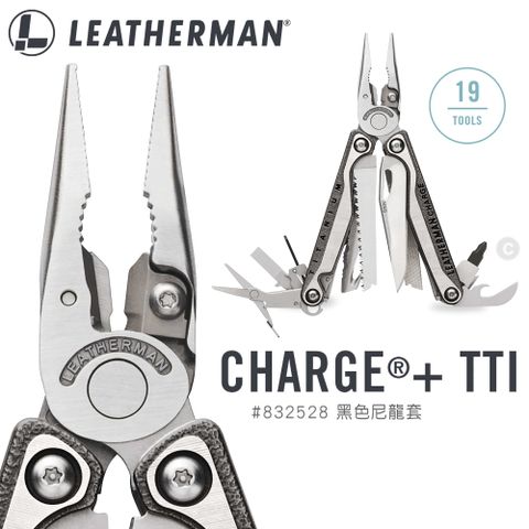 LEATHERMAN 【福利品】Charge Plus TTI 工具鉗(#832528黑尼龍套)(附Bit組)