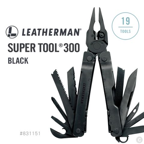 LEATHERMAN SUPER TOOL300工具鉗(軍事黑)#831151