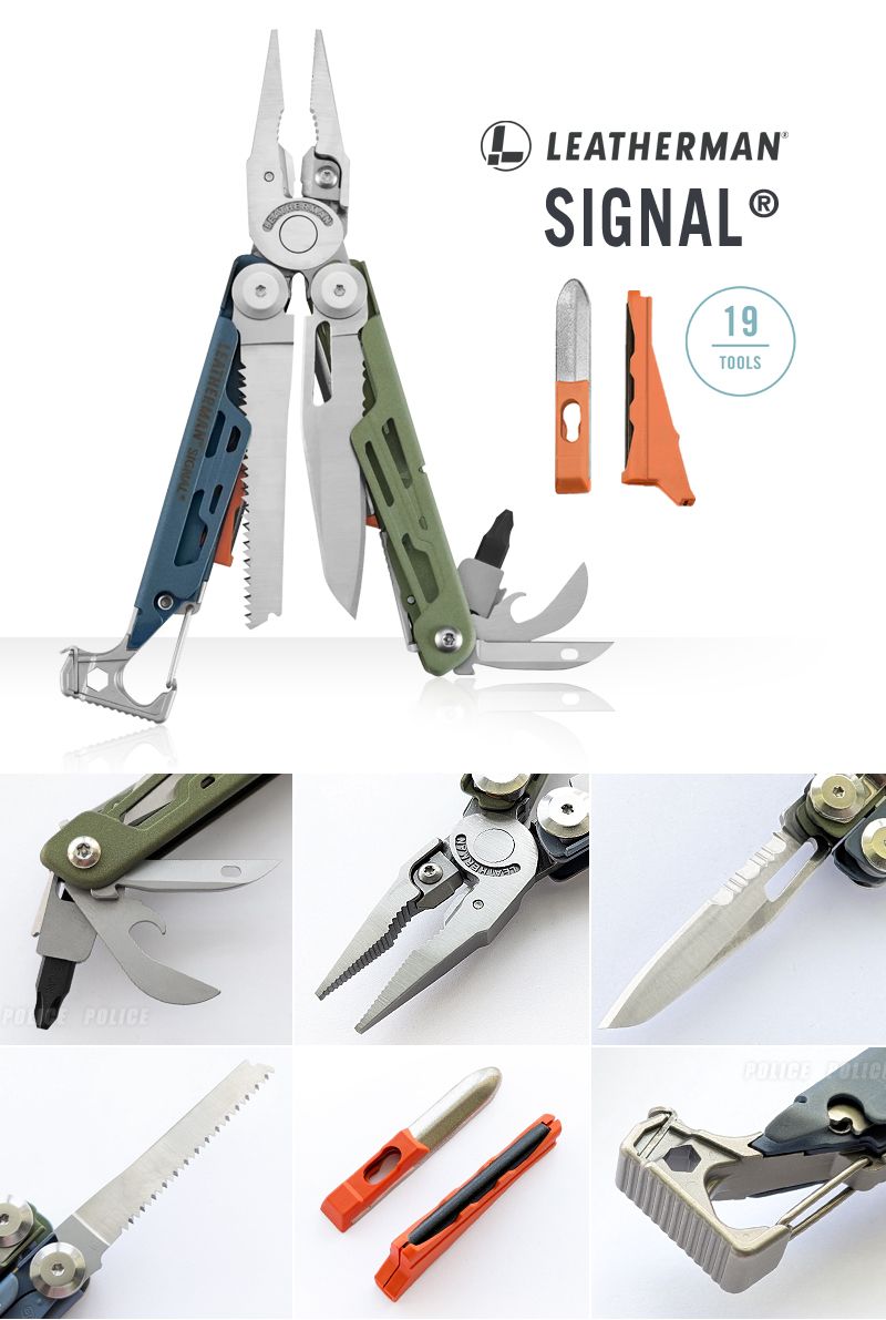 LEATHERMAN®SIGNAL®19TOOLS POLICE POLICE