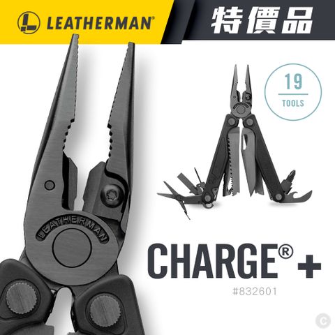 LEATHERMAN 特價品 Charge Plus 工具鉗-黑 (附Bit組)