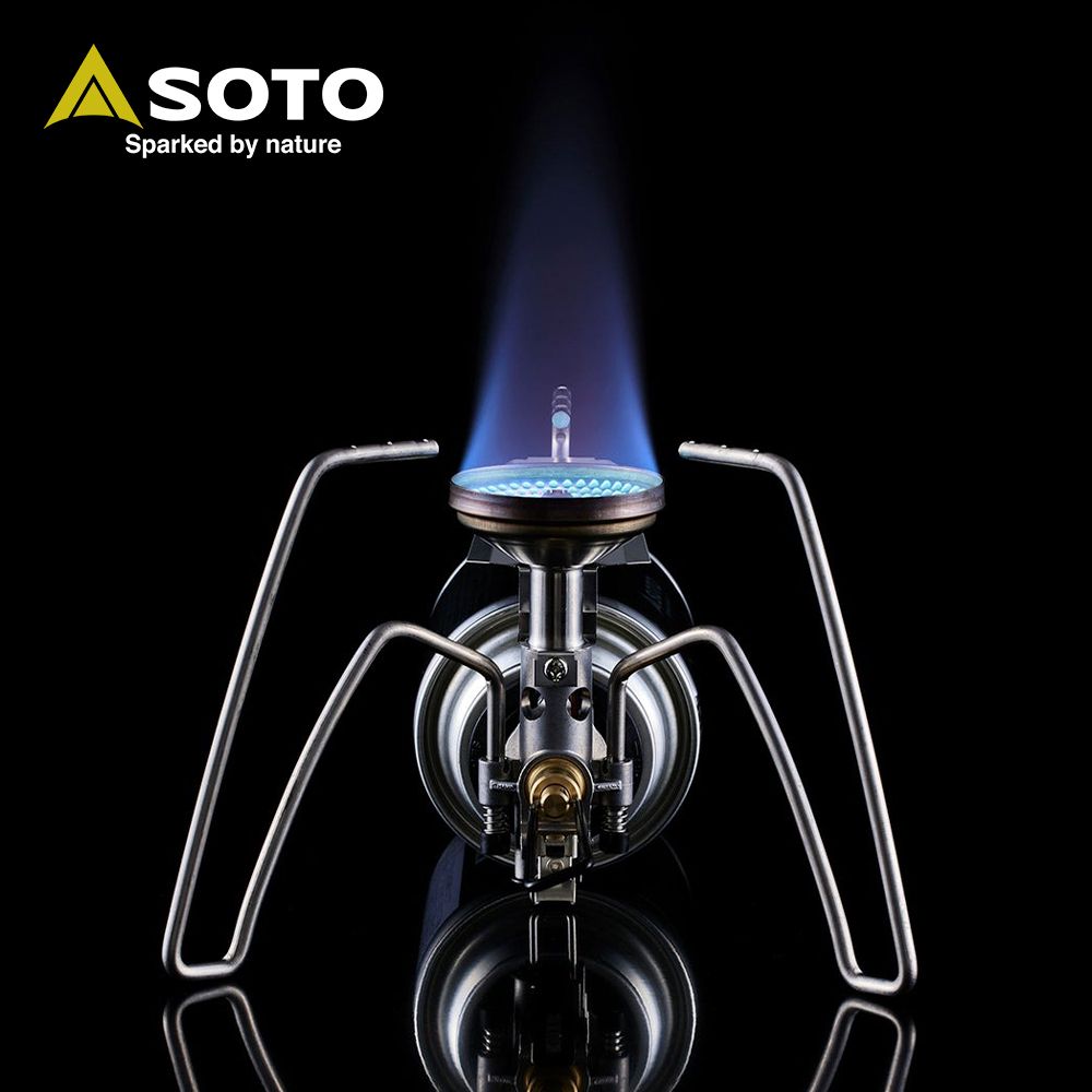 SOTO 鈦輕量防風穩壓蜘蛛爐 ST-350 登山露營瓦斯爐 卡式瓦斯迷你爐