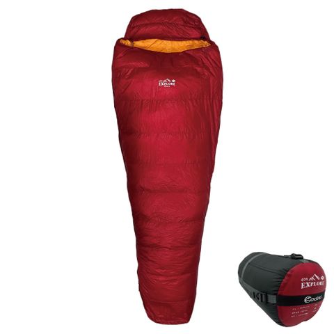 ADISI EXPLORE PRO 400 鵝絨睡袋【高端紅】