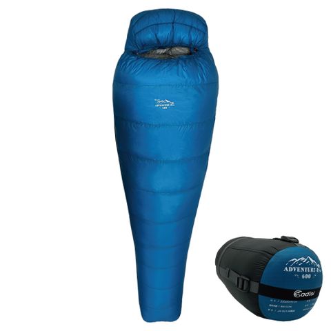 ADISI ADVENTURE PRO 600鵝絨睡袋【海灣藍】