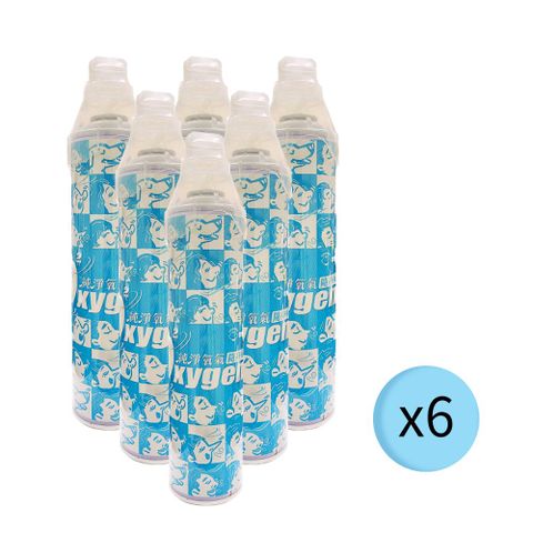 銀貝貝氧氣瓶9000CC-6入組