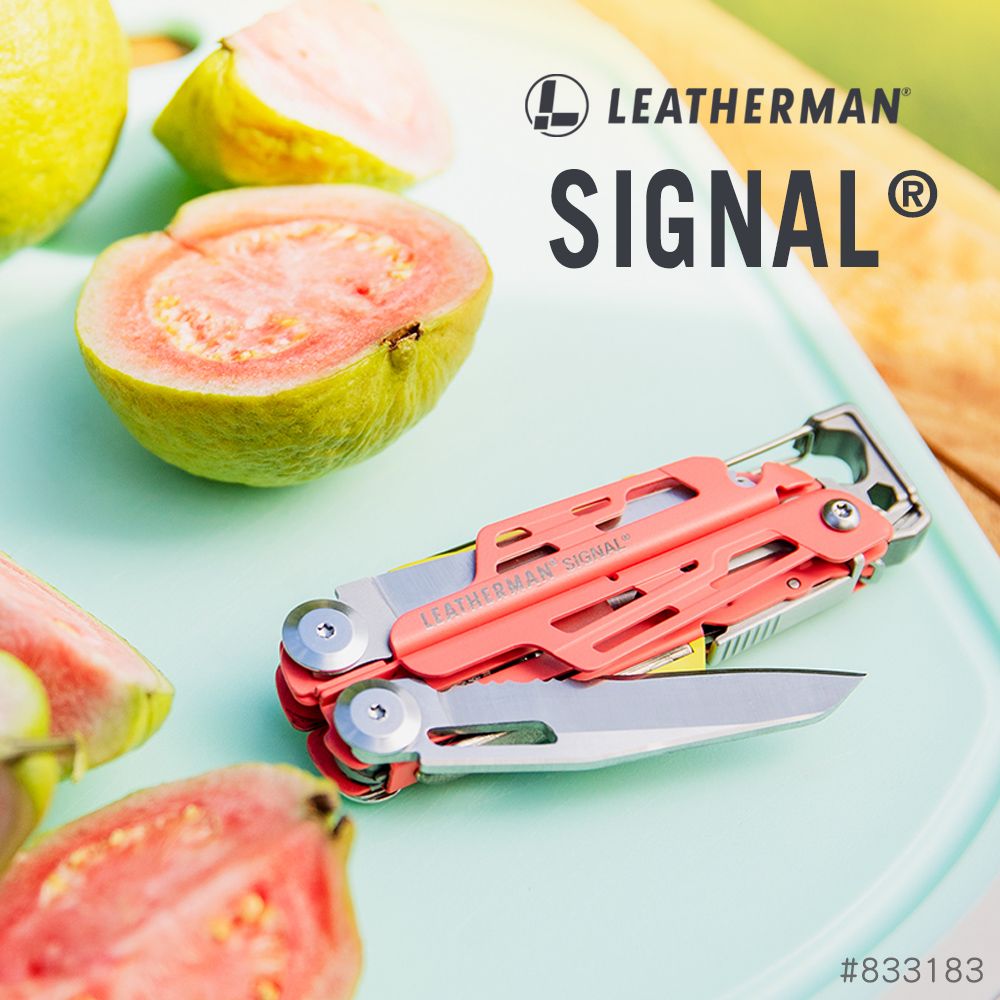 LEATHERMAN  SIGNAL 石榴色工具鉗 #833183