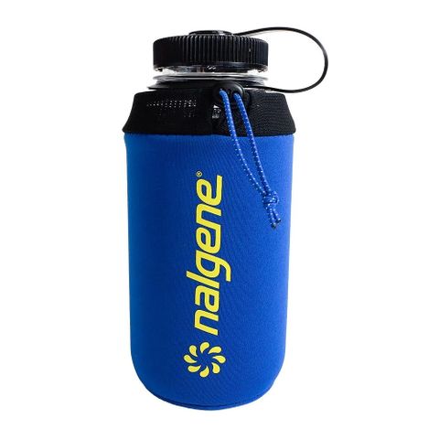 Nalgene 套筒式水壺套(適合寬嘴1000cc)-藍色(保溫保冷防止碰撞)