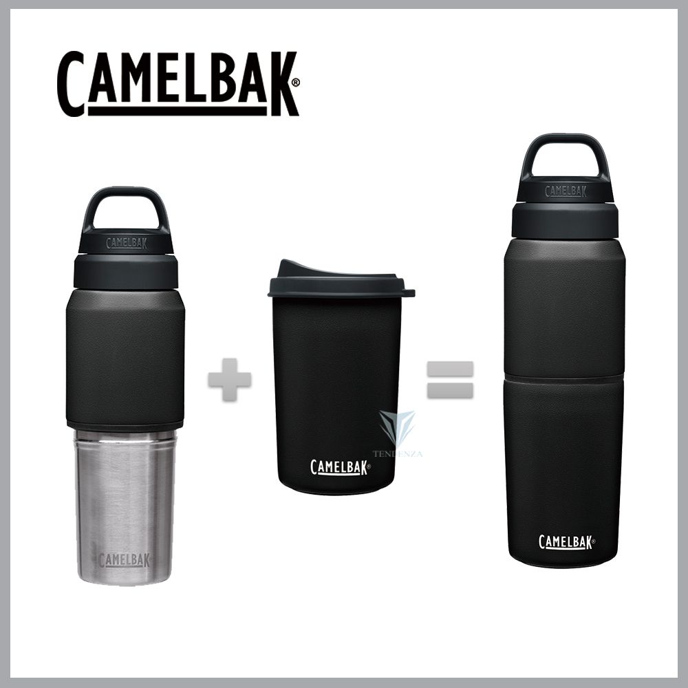 CamelBak  CB2412001051 - 500ml MultiBev 二合一不鏽鋼隨行保溫瓶(保冰)-經典黑