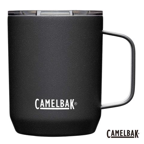 CamelBak 【美國 】350ml Camp Mug 不鏽鋼露營保溫馬克杯(保冰)濃黑CB2393001035