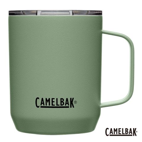 CamelBak 【美國 】350ml Camp Mug 不鏽鋼露營保溫馬克杯(保冰)灰綠CB2393301035