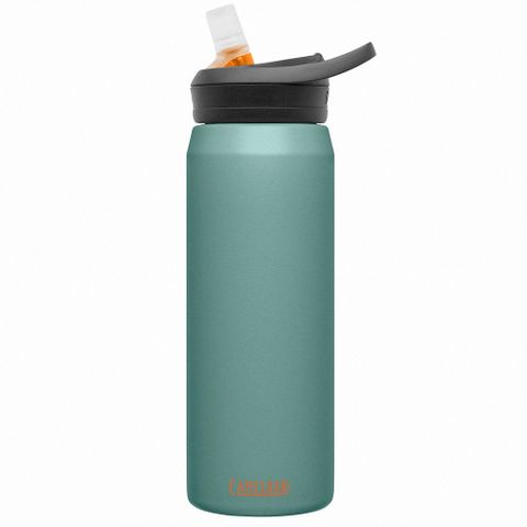 【美國 CamelBak】750ml eddy+不鏽鋼多水吸管保溫瓶(保冰) 靜謐森林