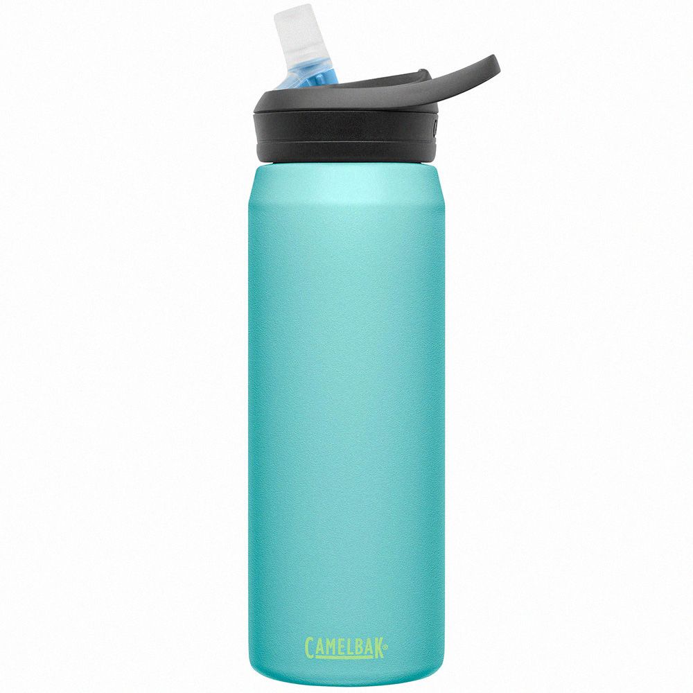 CamelBak 【美國 】750ml eddy+不鏽鋼多水吸管保溫瓶(保冰) 清澈河流