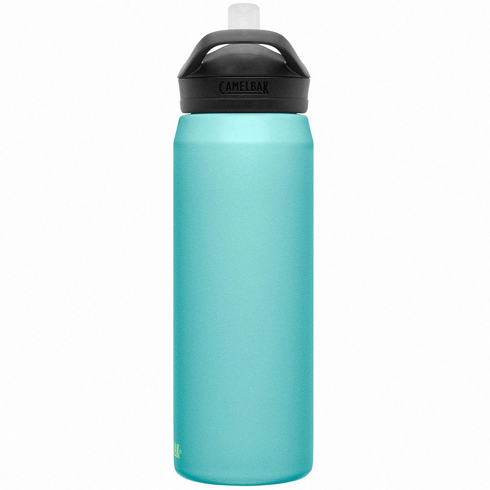 CamelBak 【美國 】750ml eddy+不鏽鋼多水吸管保溫瓶(保冰) 清澈河流