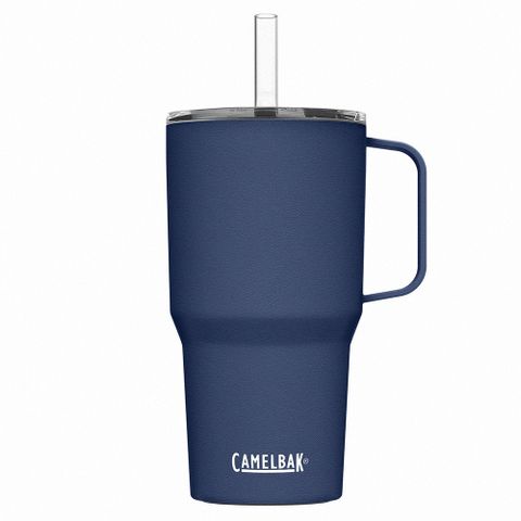 CamelBak 710ml Straw Mug 雙層不鏽鋼吸管馬克杯(保冰) 海軍藍