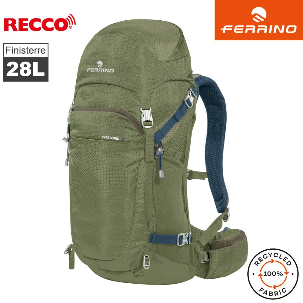 FERRINO  Finisterre 28 登山健行網架背包 75741 / MVV深草綠