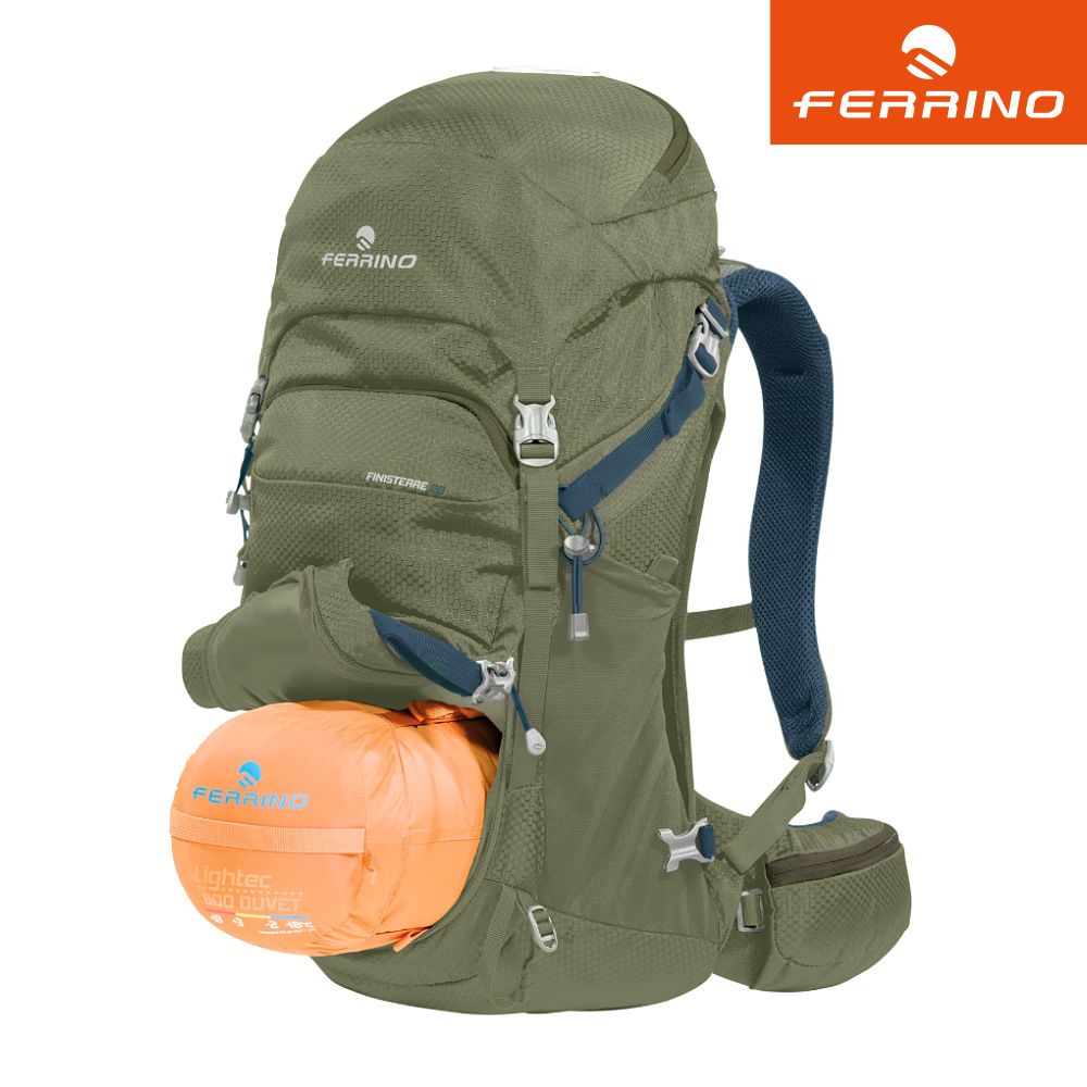 FERRINO  Finisterre 28 登山健行網架背包 75741 / MVV深草綠