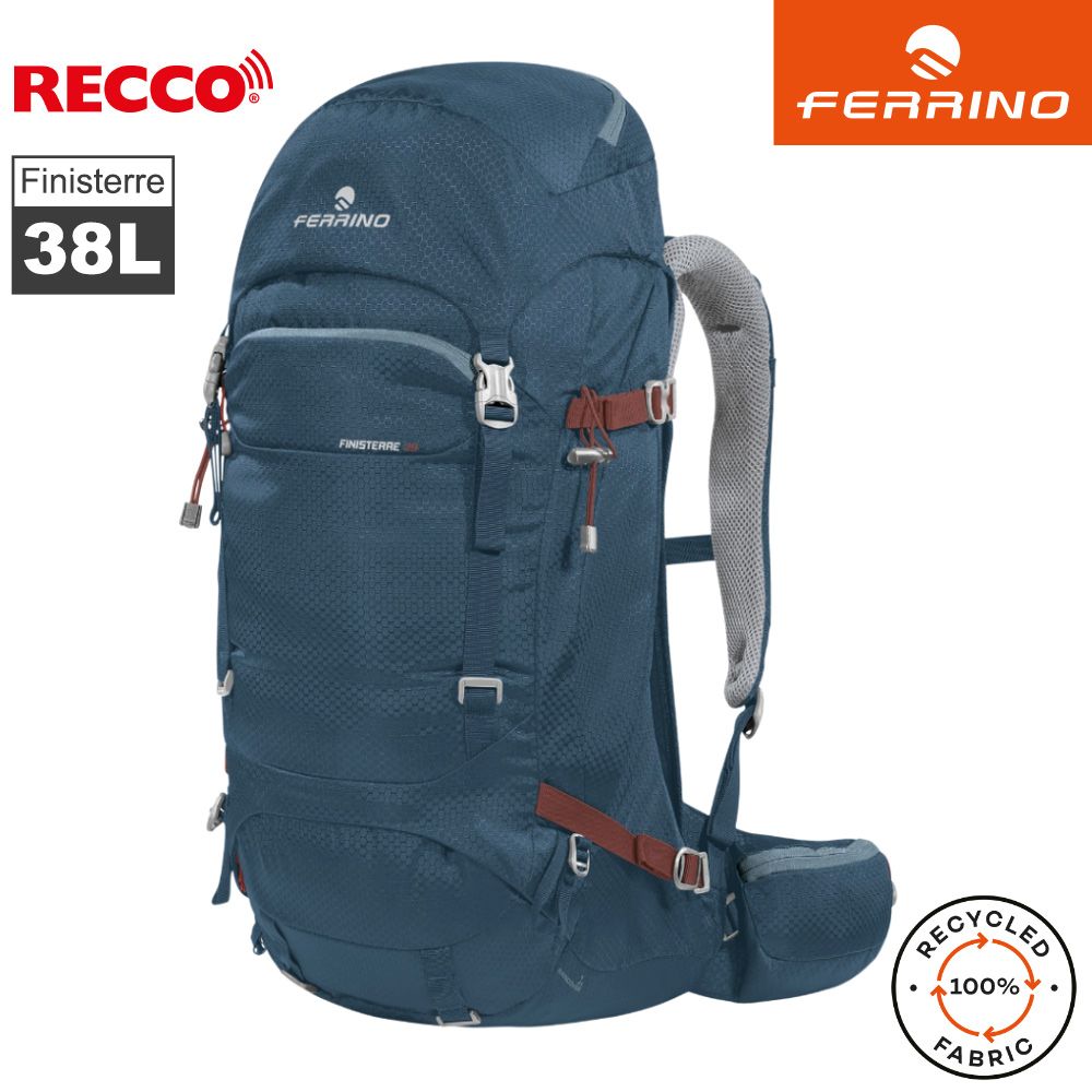 FERRINO  Finisterre 38 登山健行網架背包 75742 / MBB深藍