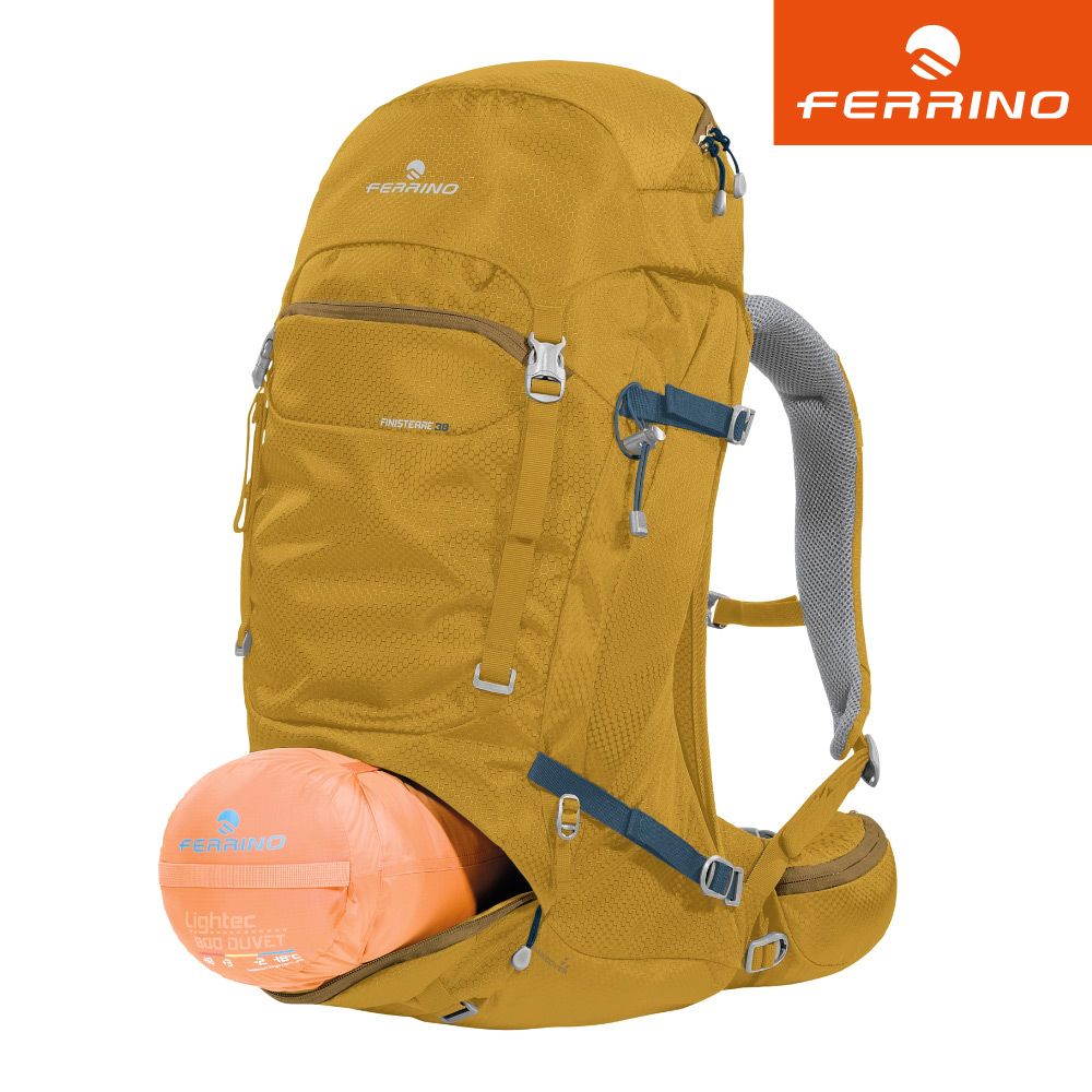 FERRINO  Finisterre 38 登山健行網架背包 75742 / MGG鵝黃