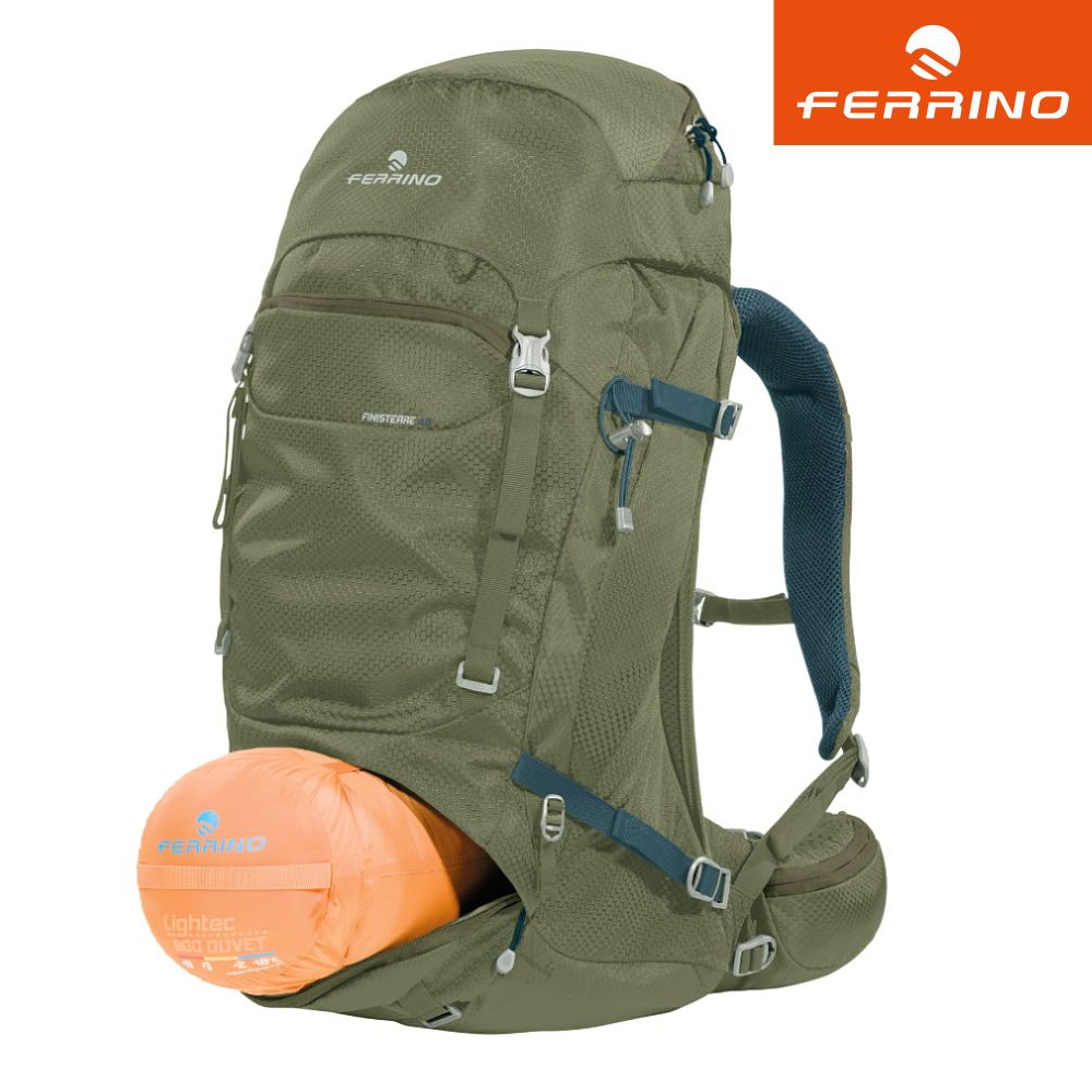 FERRINO  Finisterre 48 登山健行網架背包 75743 / MVV深草綠