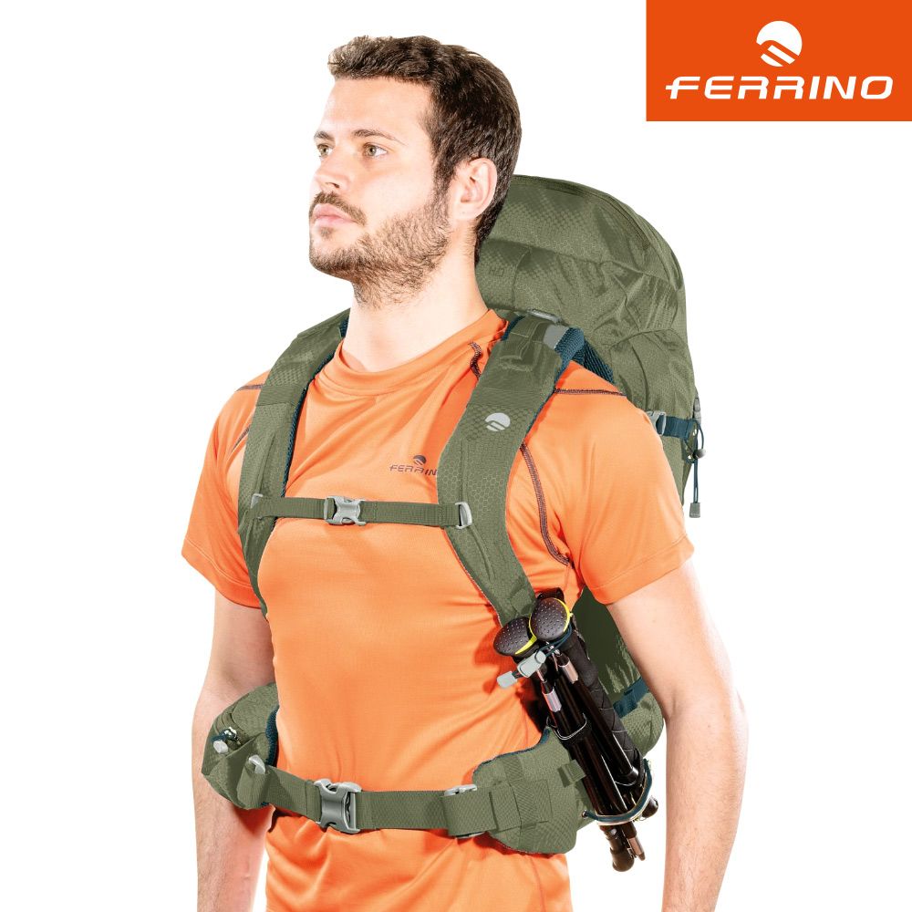 FERRINO  Finisterre 48 登山健行網架背包 75743 / MVV深草綠