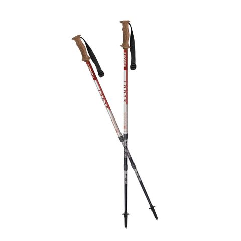 【義大利 masters】史考特避震登山杖 2入特惠組 - 橘紅