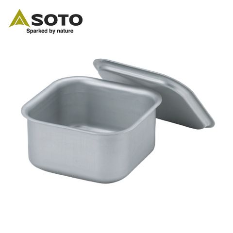 SOTO 日本 極簡方型露營鍋ST-3108 厚鋁煮飯神器