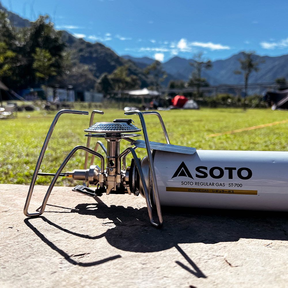 SOTO 日本 穩壓輕便型蜘蛛爐 ST-340 (附收納袋) 大火口3.3kW 露營瓦斯迷你爐