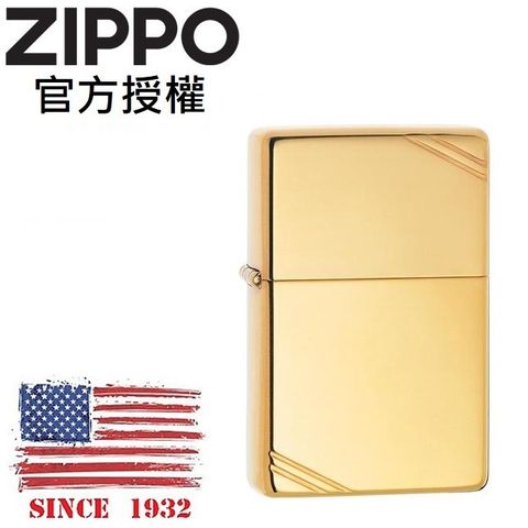 Zippo 【官方授權店】古典銅鏡面防風打火機