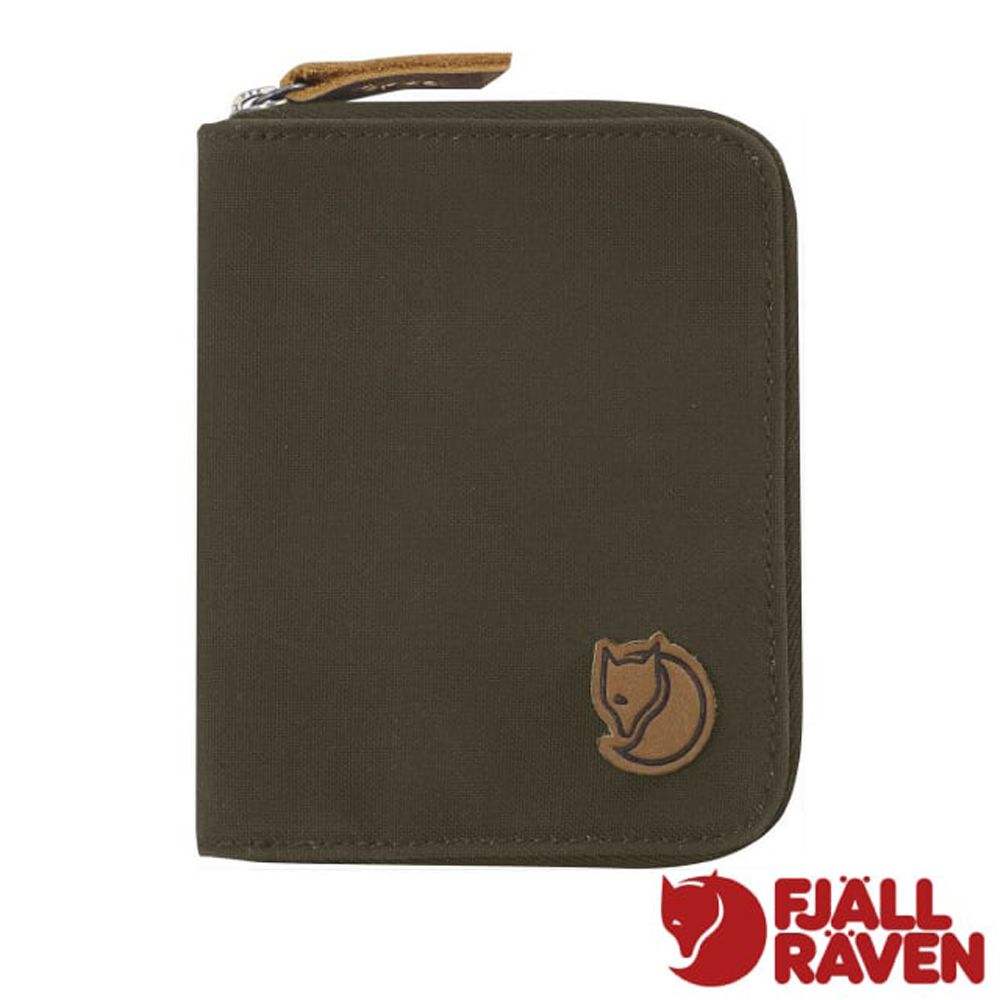 Fjallraven 【瑞典 】小狐狸 Zip Wallet 防潑水耐磨錢包.皮夾.短夾.零錢包/24216-633 深橄欖