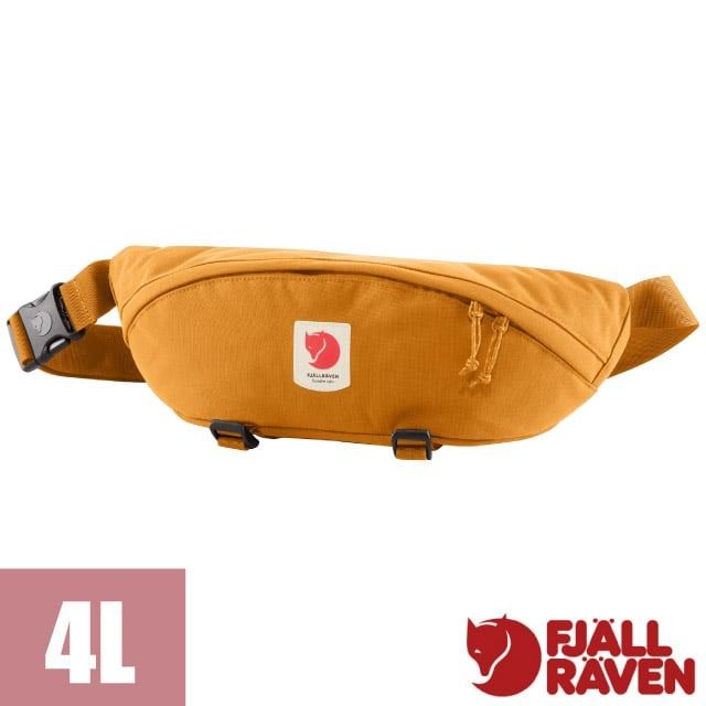 Fjallraven Ulvo Hip Pack Large 4L 輕便隨身腰包.臀包.單肩斜背包.護照.隨身包/防水耐磨再生尼龍/23166-171 金橘