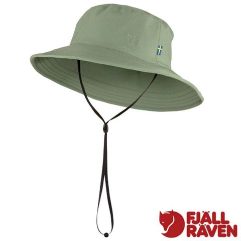 Fjallraven 【 小狐狸】Abisko Sun Hat 輕量快乾遮陽帽.防曬帽.中盤帽.圓盤帽/77406-613 玉石綠