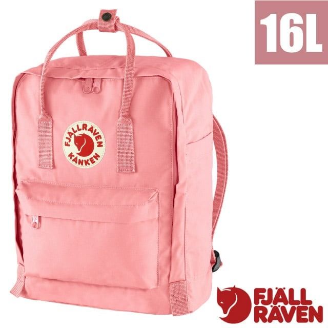 Fjallraven 小狐狸 K&aring;nken 多功能輕量防潑水日用背包.通勤書包.休閒背包.可移動式軟墊_23510-312 粉紅