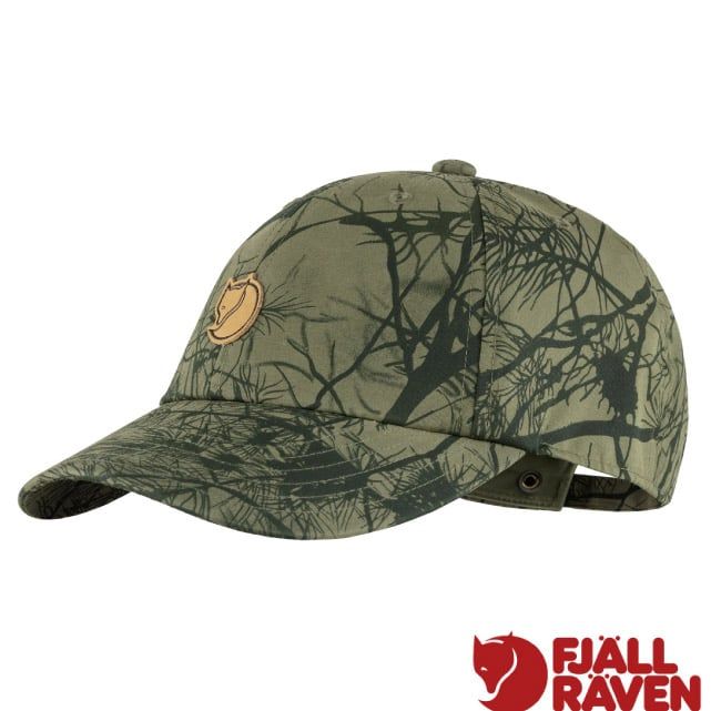 Fjallraven 小狐狸 Lappland Camo Cap 防曬透氣棒球帽 .鴨舌帽.遮陽帽.休閒運動帽子/可調頭圍/77407-626 綠迷彩