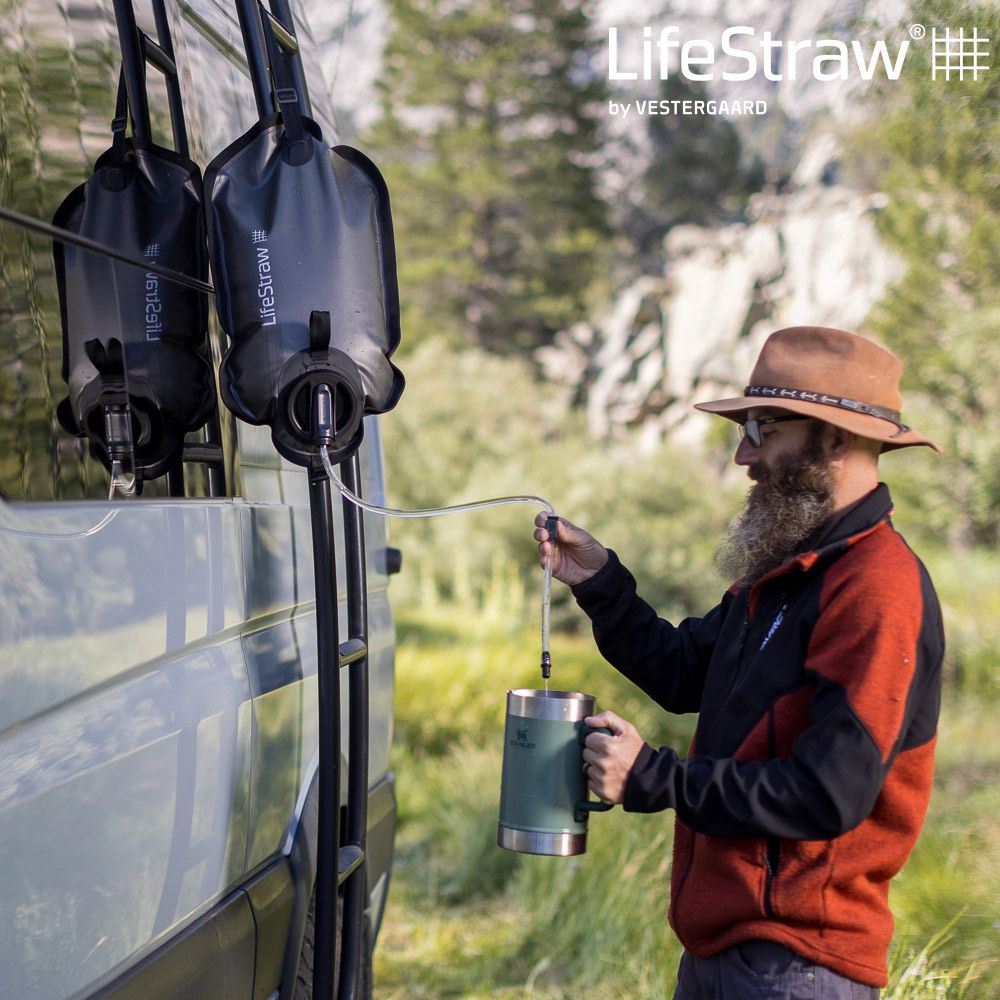 LifeStraw  Peak 頂峰軟式水袋 8L深灰