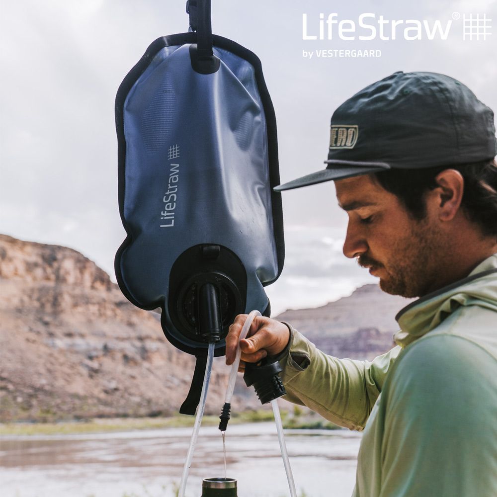 LifeStraw  Peak 頂峰軟式水袋 8L深灰