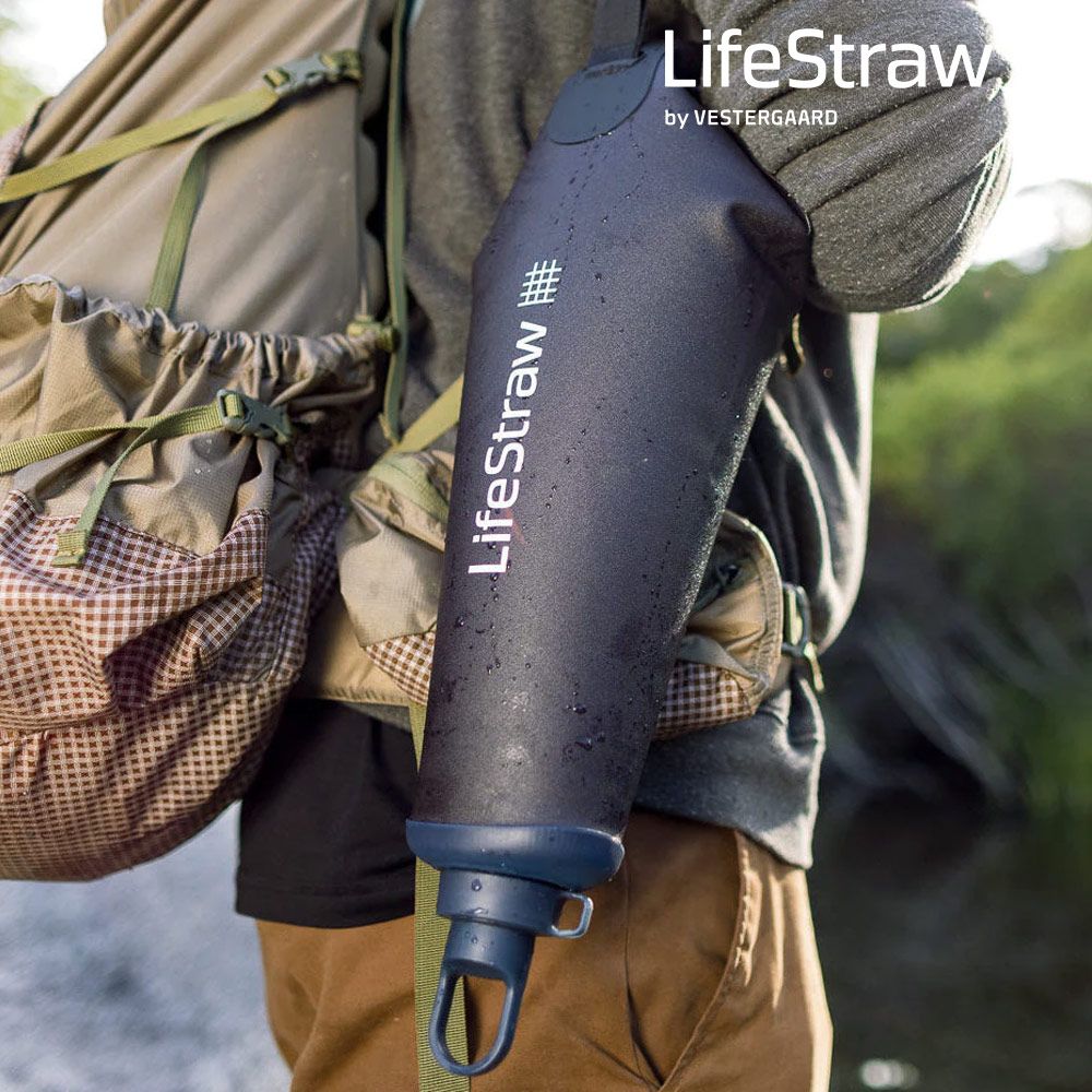 LifeStraw  Peak 頂峰軟式水袋 3L深灰