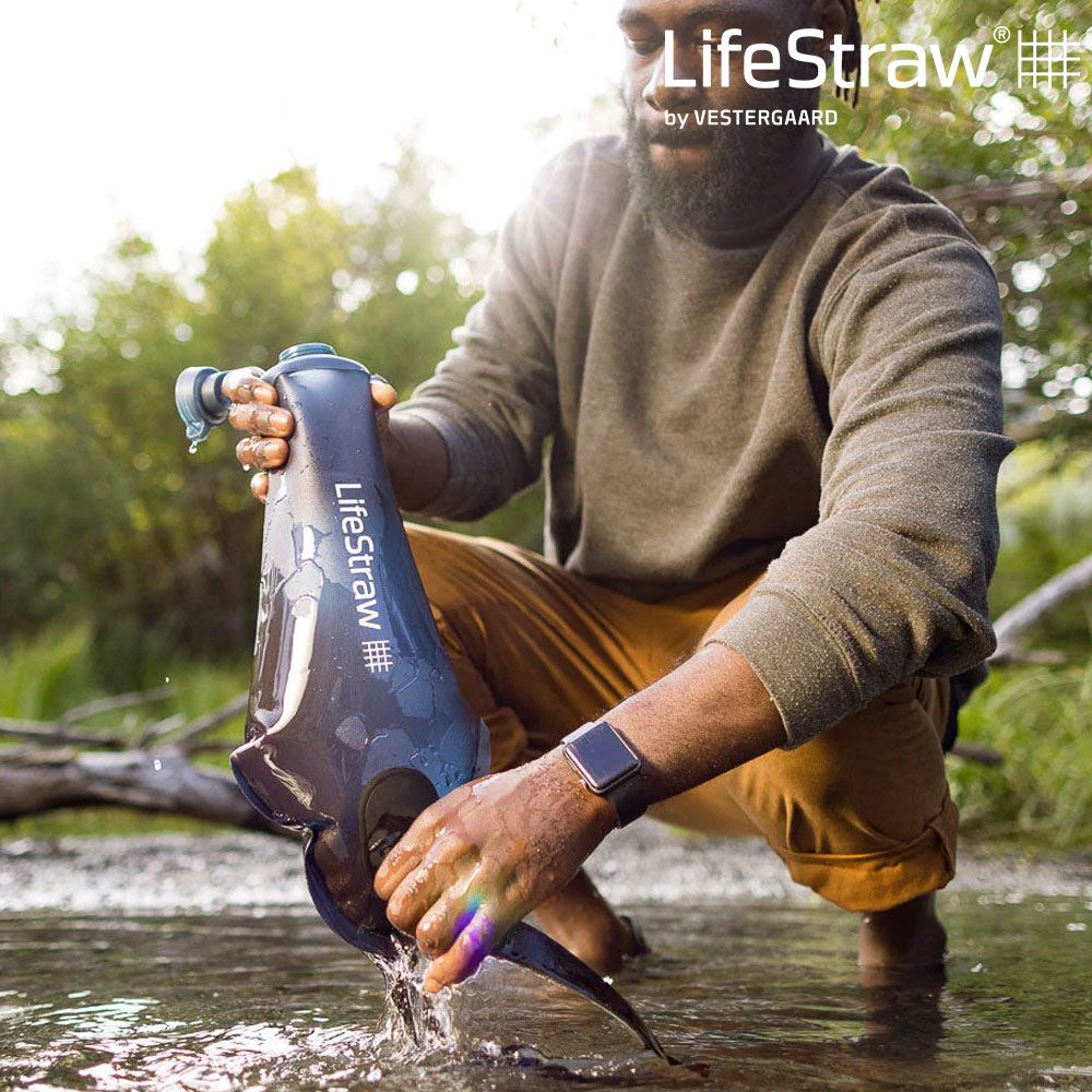 LifeStraw  Peak 頂峰軟式水袋 3L深灰