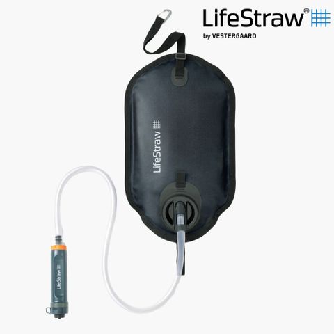 LifeStraw Peak 頂峰軟式水袋8L+Purifier濾水器｜深藍